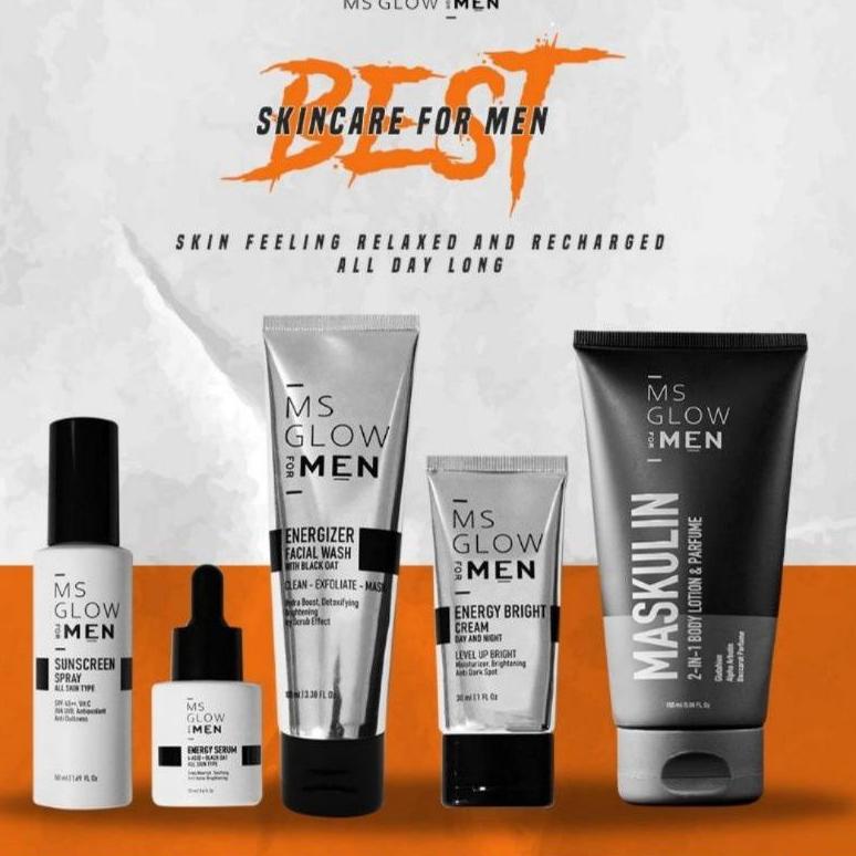 Produk Terlaris MS Glow Men/ MS Glow For Men (Free Pouch)