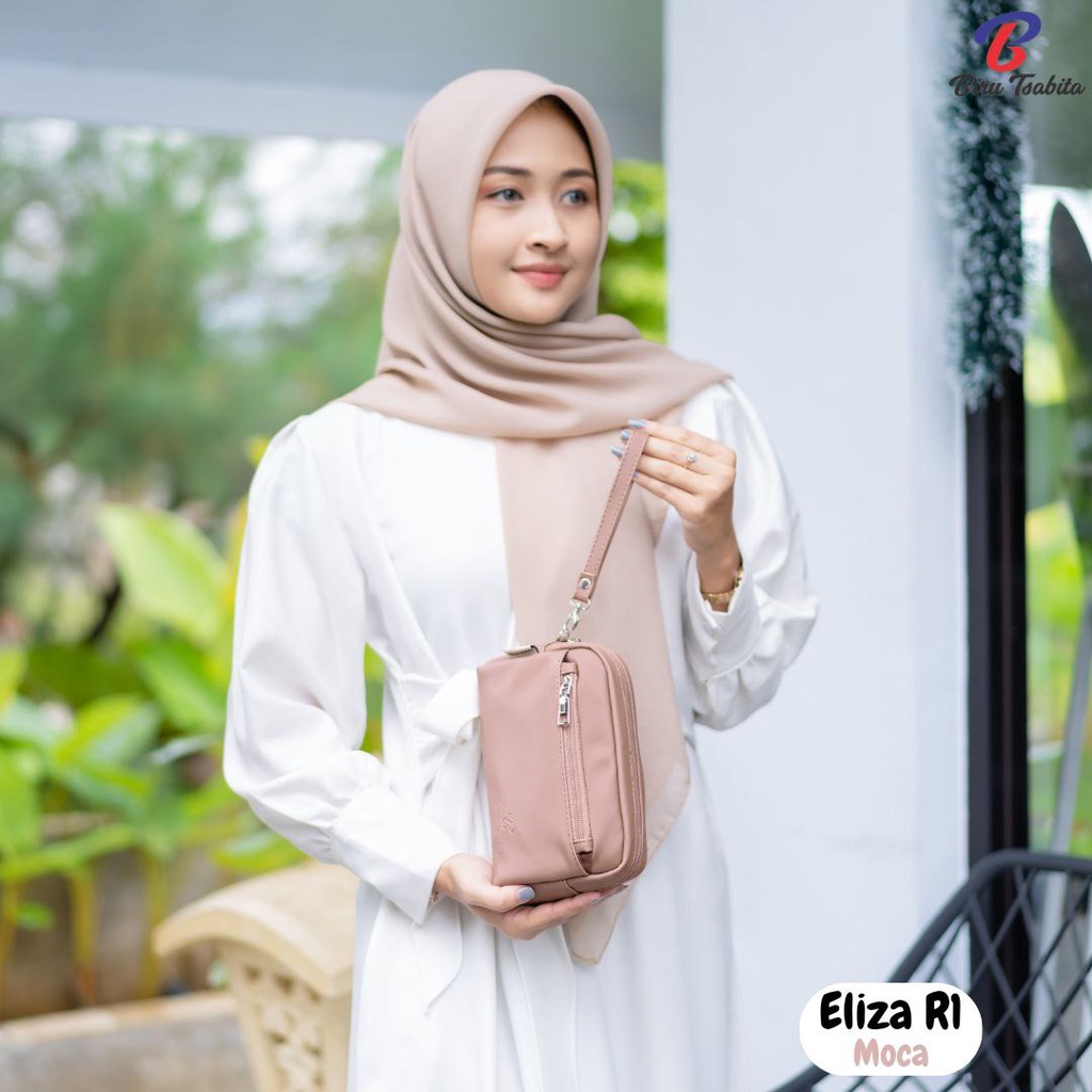 ELIZA R1 BIRU TSABITA / POUCH BIRU TSABITA / ELIZA BIRU TSABITA / DOMPET ELIZA / DOMPET WANITA