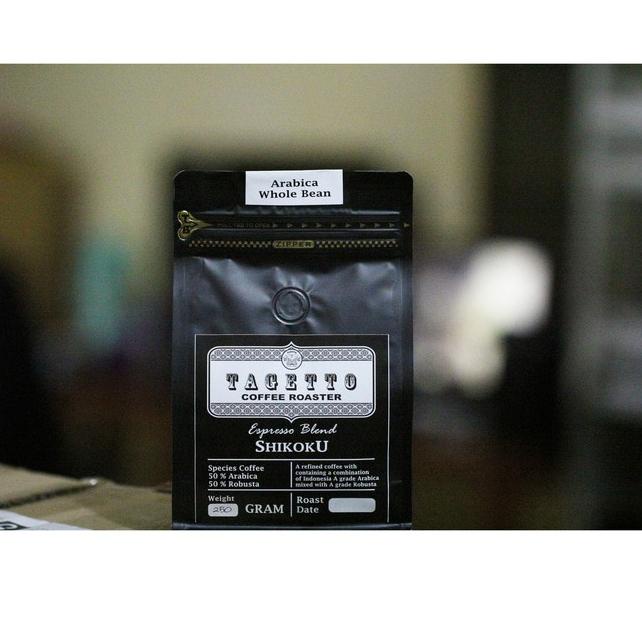 

☝ KOPI ESPRESSO BLEND SHIKOKU 1KG - ARABICA 50% & ROBUSTA 50% ☋