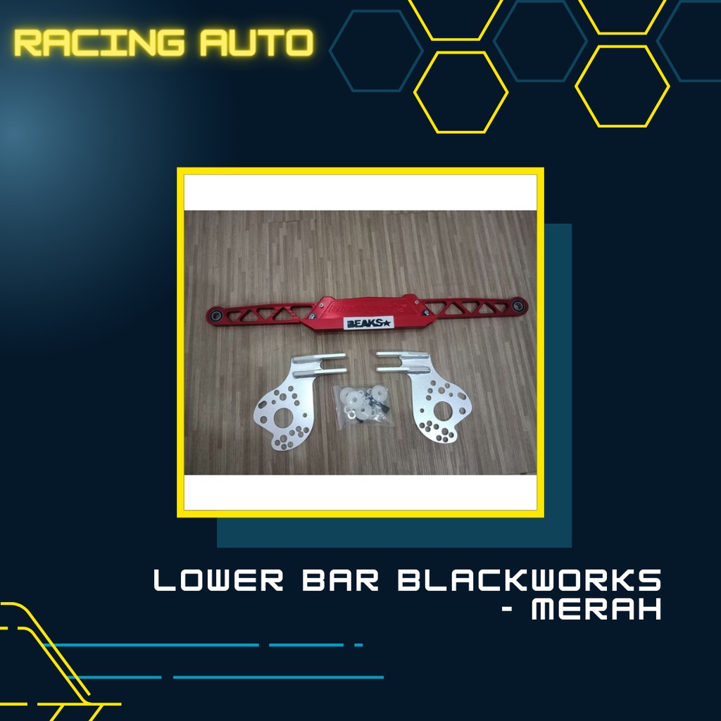 Lower Bar / Lowerbar Blackworks Jazz Brio Yaris - Merah