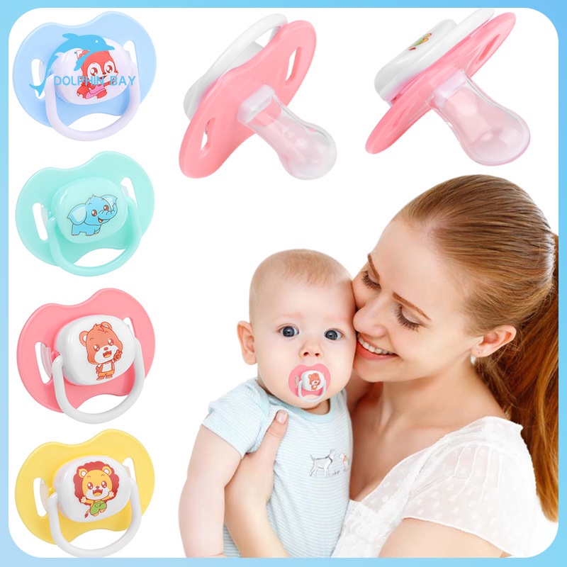Dolphin Bay  Empeng Dot Bayi silicon Dot Bayi datar Kompeng Bayi Food Grade Soother Baby Pacifier 27