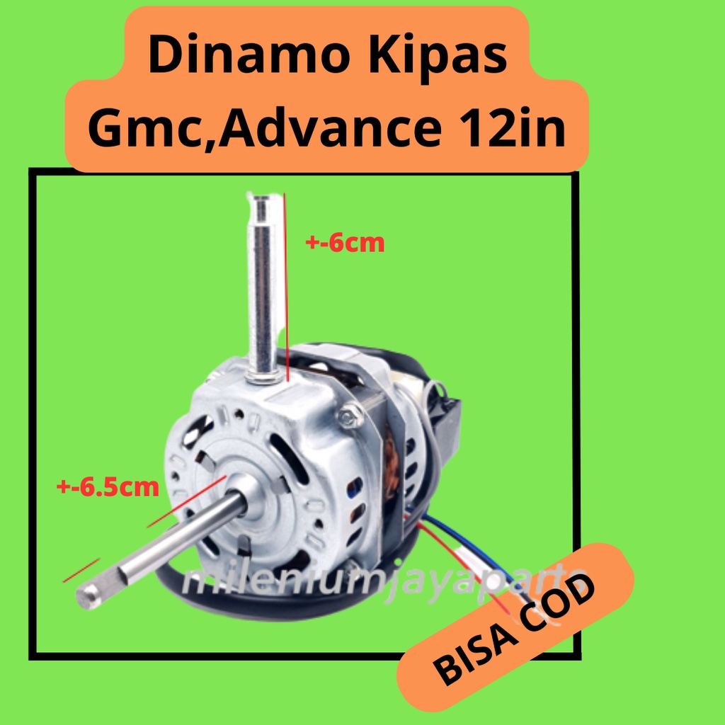 [PROMO] Dinamo Mesin Gulungan Motor Kipas Angin GMC Sanex Okayama Advance TDS  12 inch Dinding Berdi