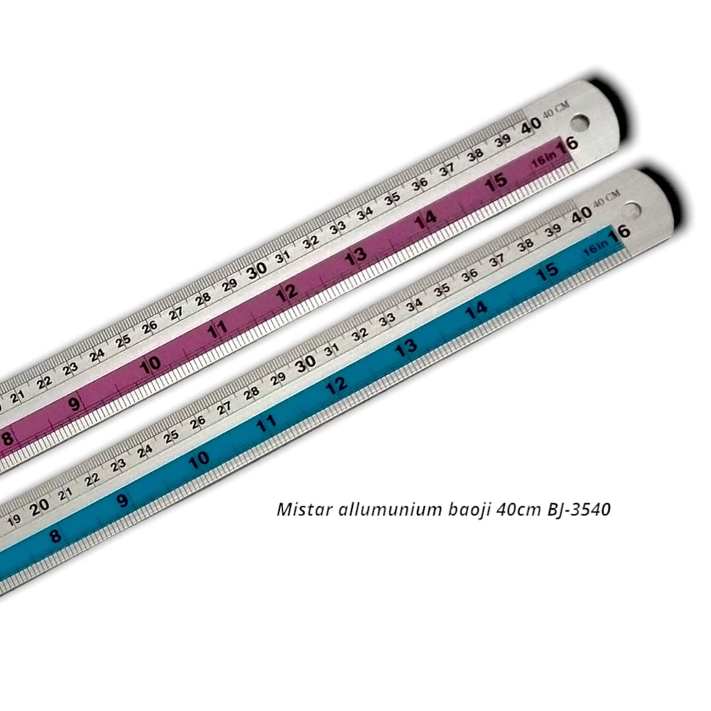 

PENGGARIS MISTAR BESI ALUMINIUM ANTI KARAT 40 CM