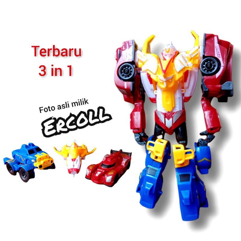 Mainan robot 3in1