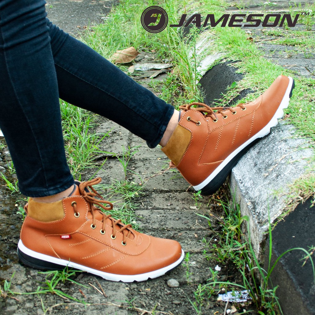 Sepatu Pria Impor Kulit Asli Terlaris / Sepatu casual Pria jameson boots original / lakers