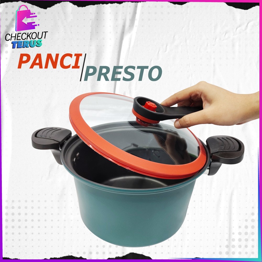 CT C800 Panci Presto 3.5L Anti Lengket Serbaguna Panci Teflon Totipotent Pot Pressure Cooker High Quality