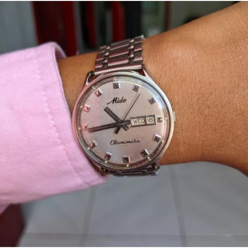 Jam Tangan Second Pria merk Mido Commander Original