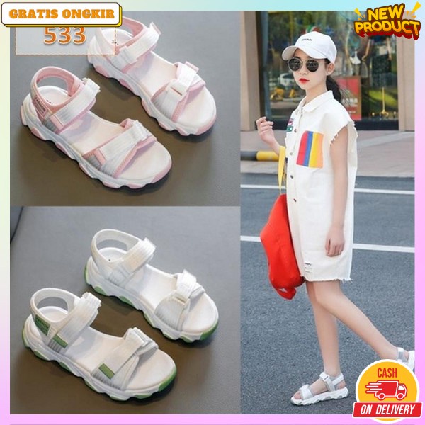 Sendal Selop Anak Cewek Sandal Anak Perempuan Kekinian Alas Kaki Ank Perempuan Sendal Slop Kids Snda