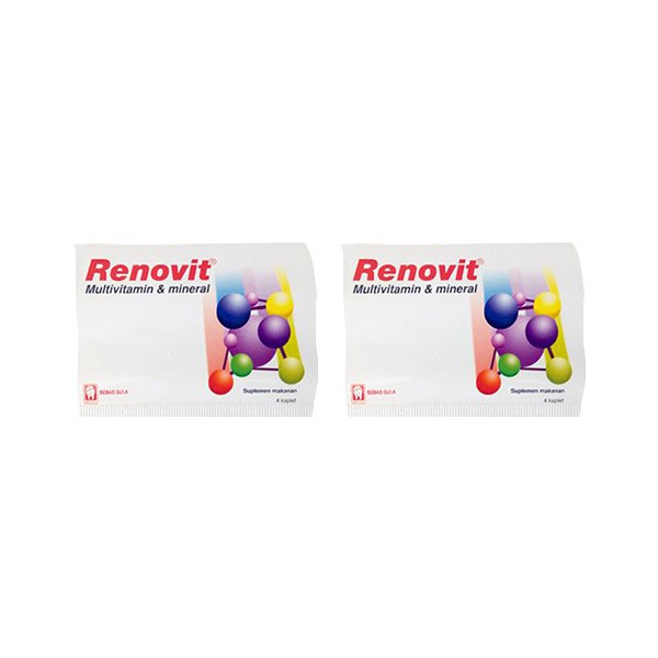 Renovit 4 Tab - Multivitamin Kesehatan Lengkap