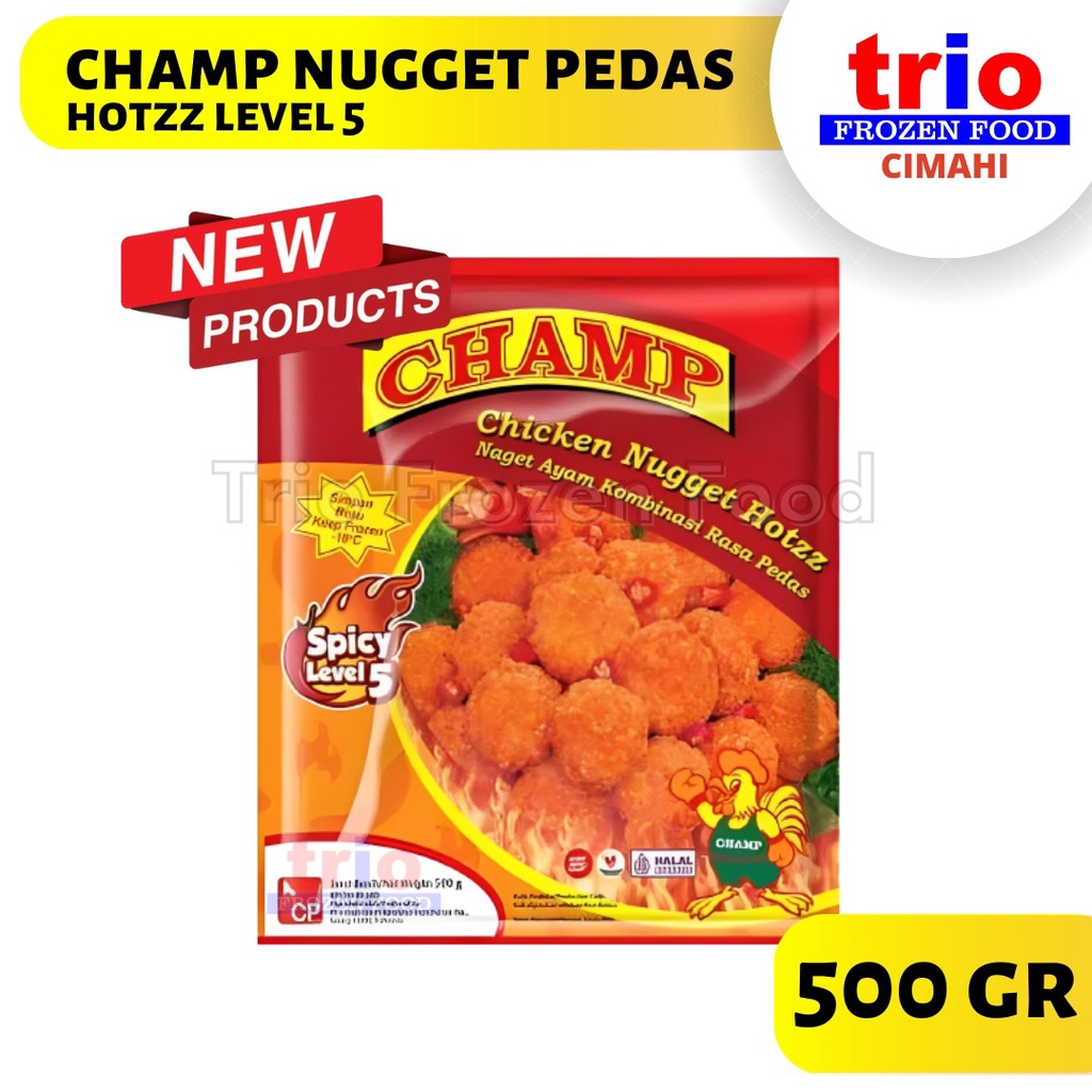 

Champ Nugget Hotzz Pedas Level 5 500gr