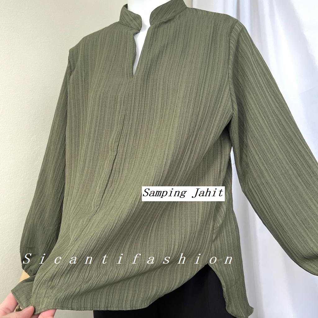 Kemeja Blouse Wanita Kekinian // Kemeja Ladycrush // Outher Wanita