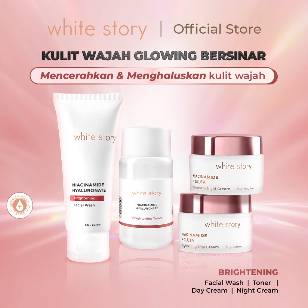 White Story Brightening Paket Wajah (FREE HYDRATING SERUM)