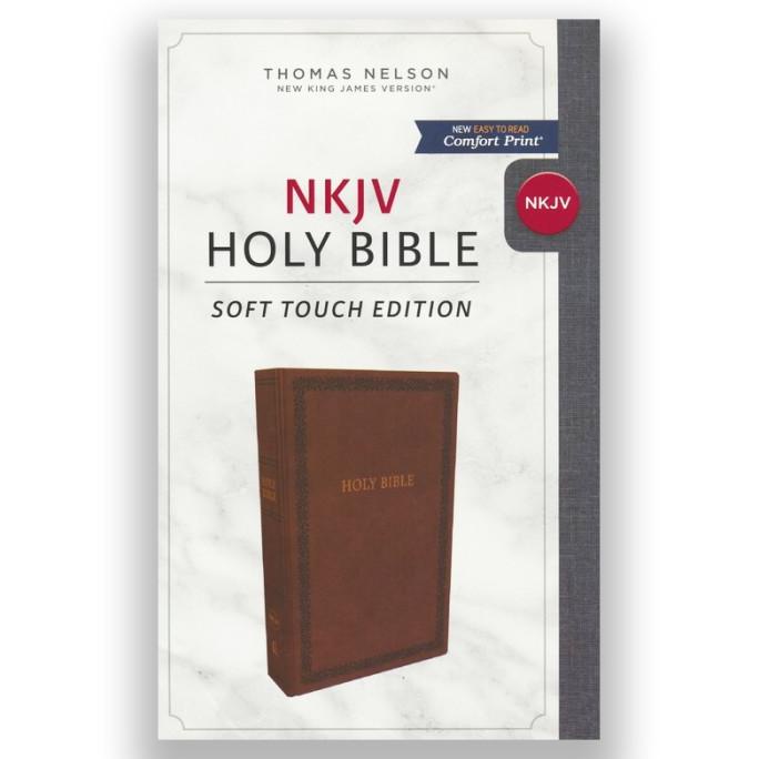 Baru Nkjv Comfort Print Holy Bible, Soft Touch Edition, Imitation Leather