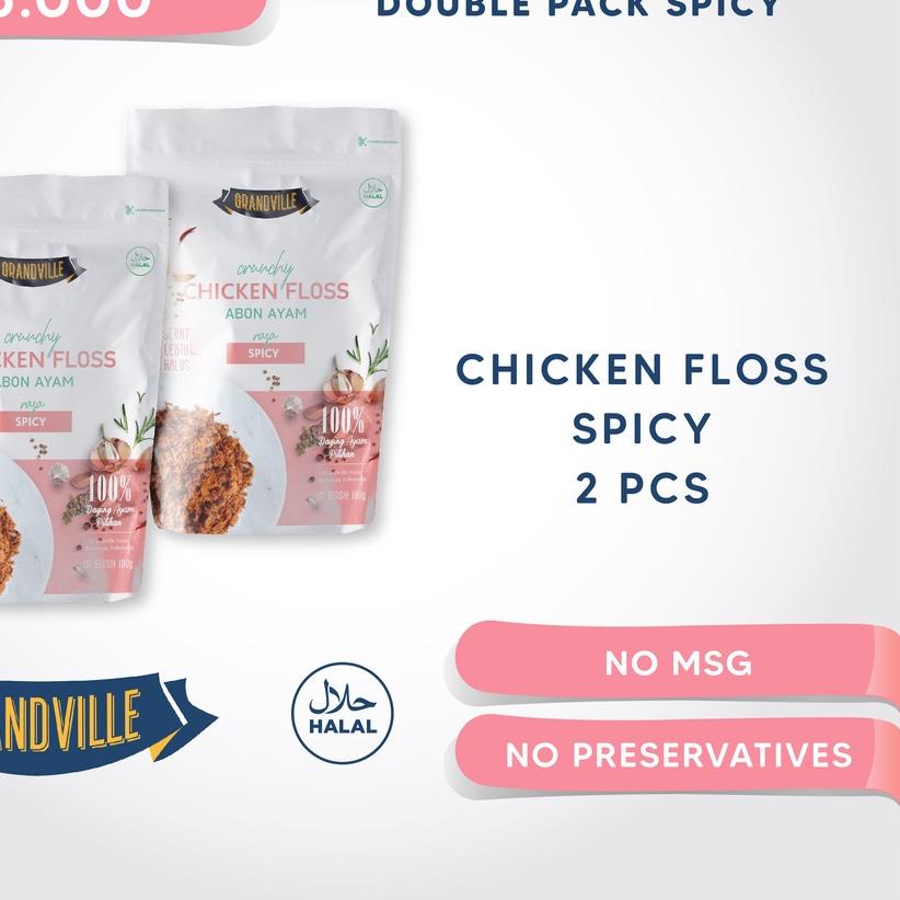 

✳ Grandville Abon AYAM Crunchy Double Pack Spicy ❈