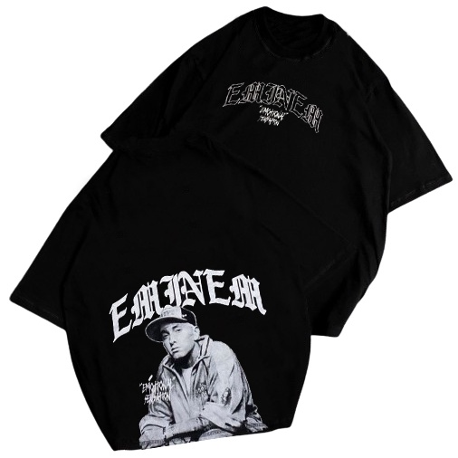 OverSize 20s T-Shirt Black “Eminem Shade 08”