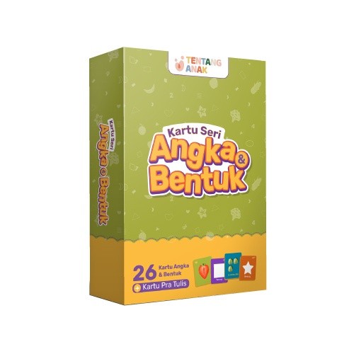 mainan anak  Tentang Anak "Apa yang Aku Rasa" Flashcard - Mainan Cards Buku Edukasi - Angka & Bentuk