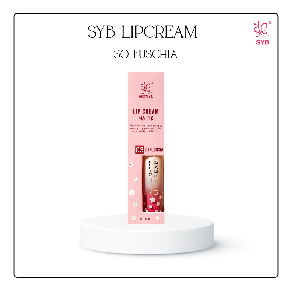 ⭐️ Beauty Expert ⭐️ SYB LIP CREAM MATTE - SYB Lipcream Lipstick Lipstik