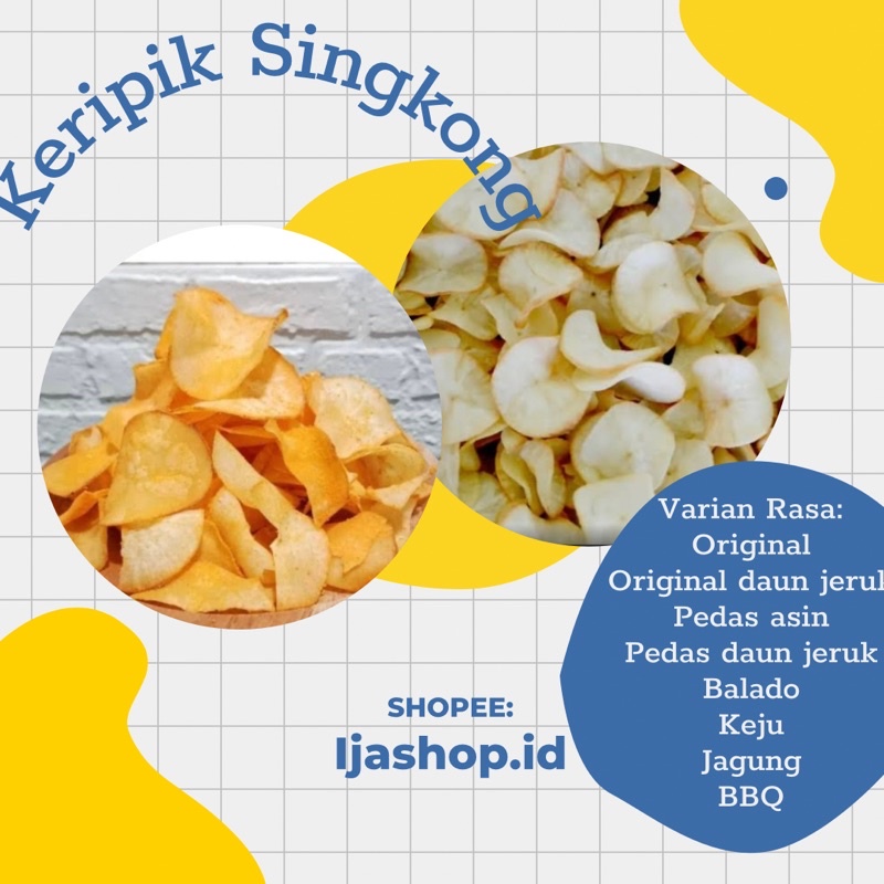

Keripik singkong (1/4 Kg)