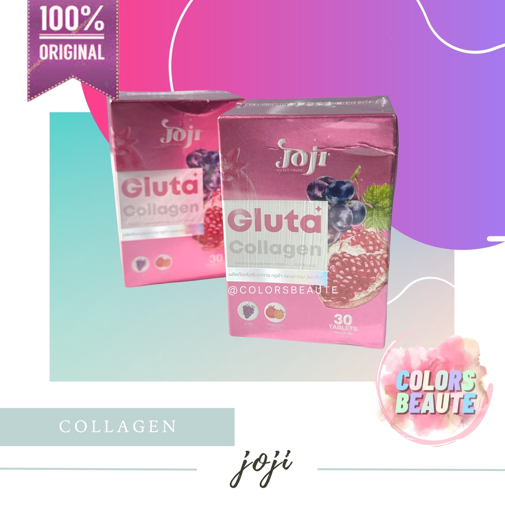 Joji Secret Young Gluta Collagen supplement Thailand 30 tablet / PEMUTIH BADAN / PENCERAH BADAN