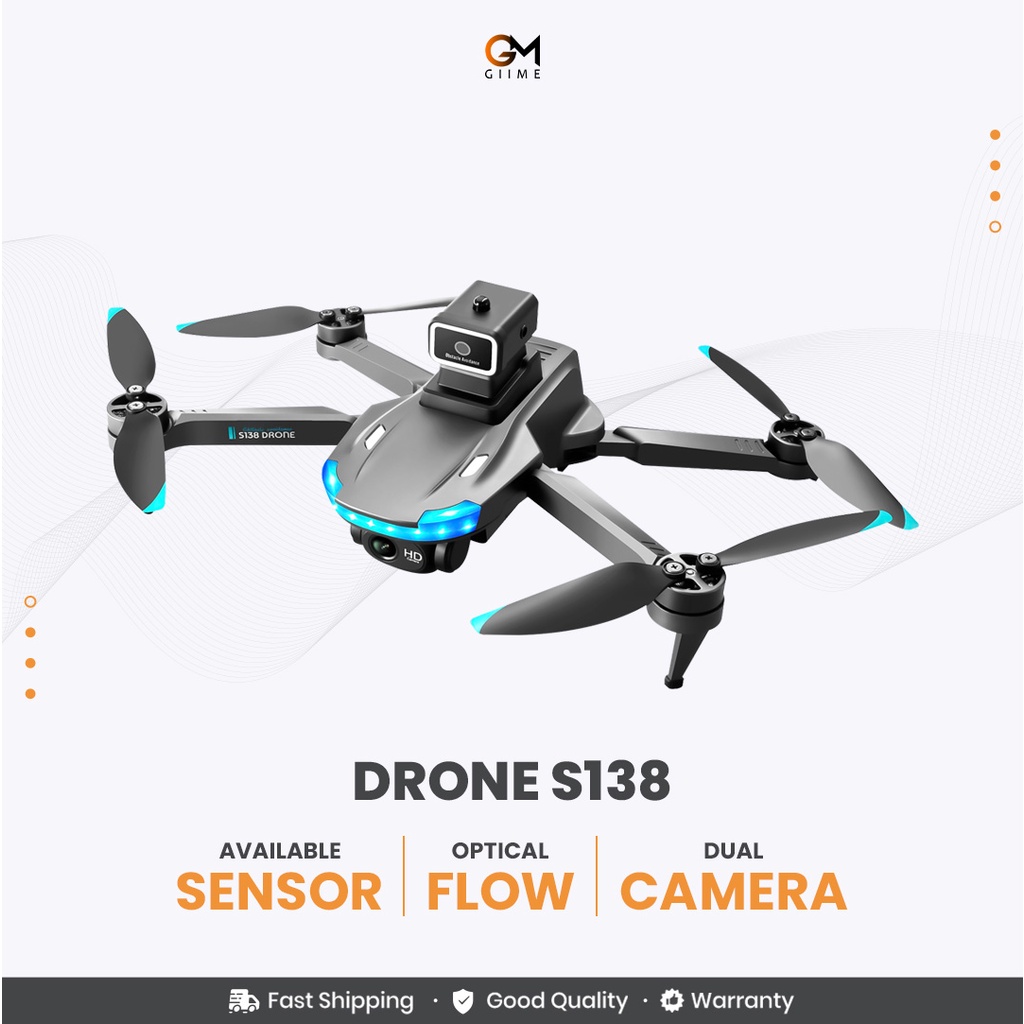 Giime.Id - Drone S138 Dual Camera Include Remote Original Impor Garansi