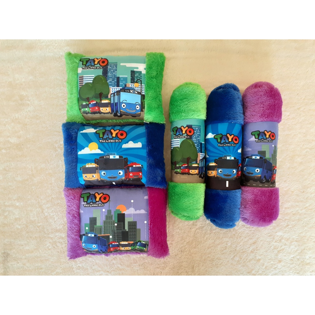 Dreamtoys96 Set Baby Tayo Bantal Guling Tayo