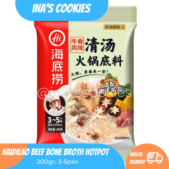 

Haidilao Beef Bone Broth Hotpot Shabu Soup Kaldu Tulang Sapi