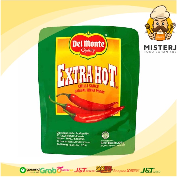 

Del Monte | Sambal Extra Hot | 200 Gram | Del Monte Saus Sambal Extra Hot | Kemasan Pouch