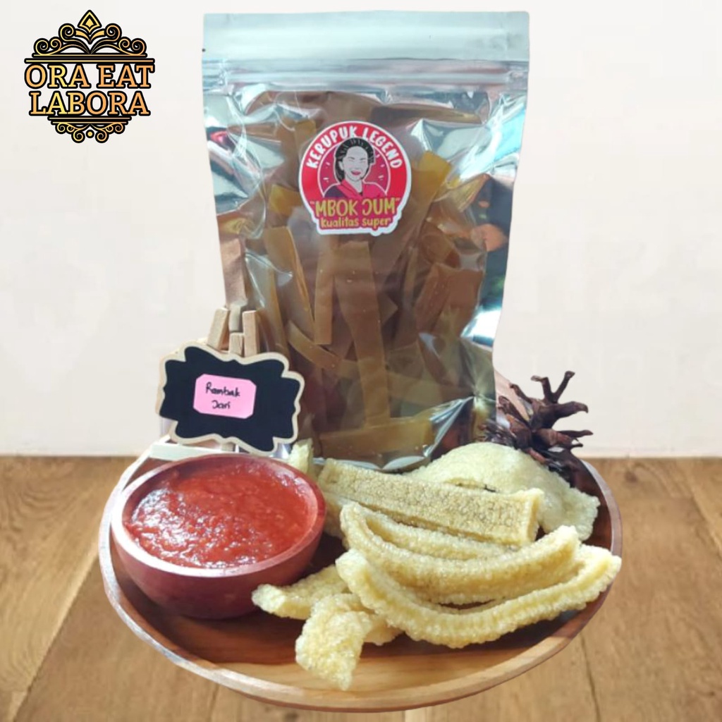 

Kerupuk Mentah Kerupuk Rambak Jari Rambak Stik Panjang Kualitas Premium - Ora Eat Labora