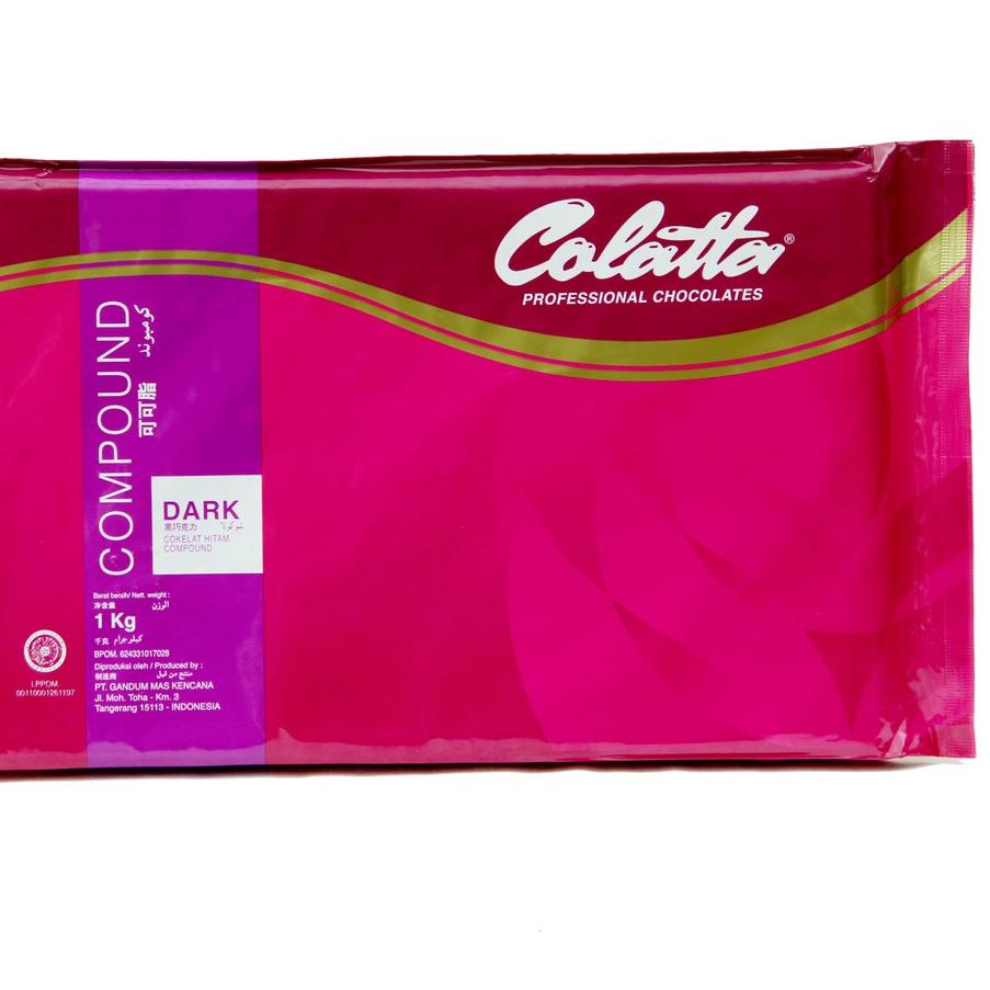 

✼ Cokelat Batang - Colatta Dark Chocolate Compound Kemasan 1kg !!! ☝