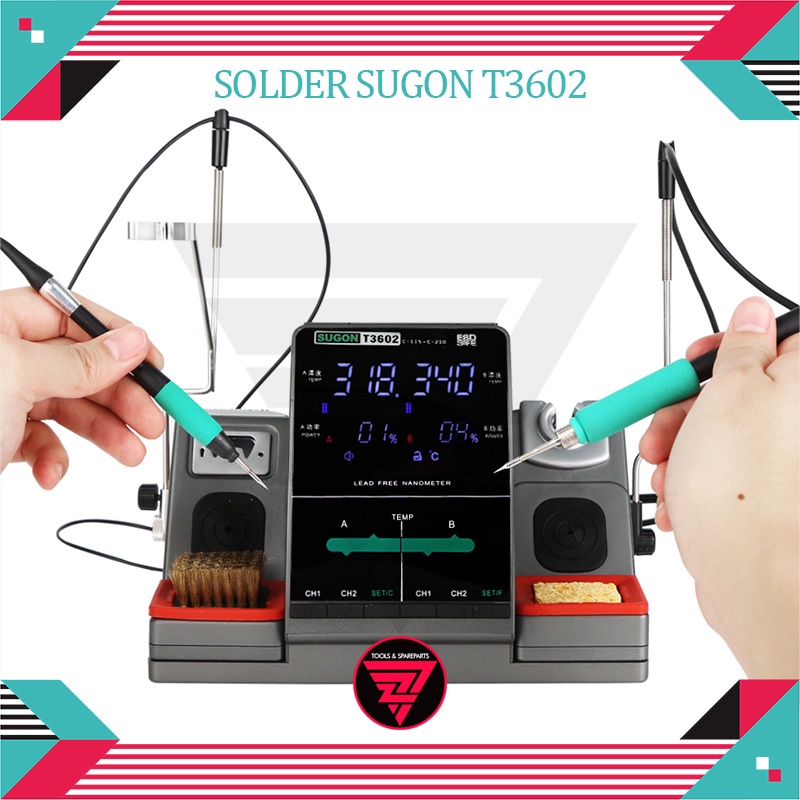 Solder Sugon T3602 / Solder T3602 Free 2 Mata Solder Magma C210 dan MAGMA C115