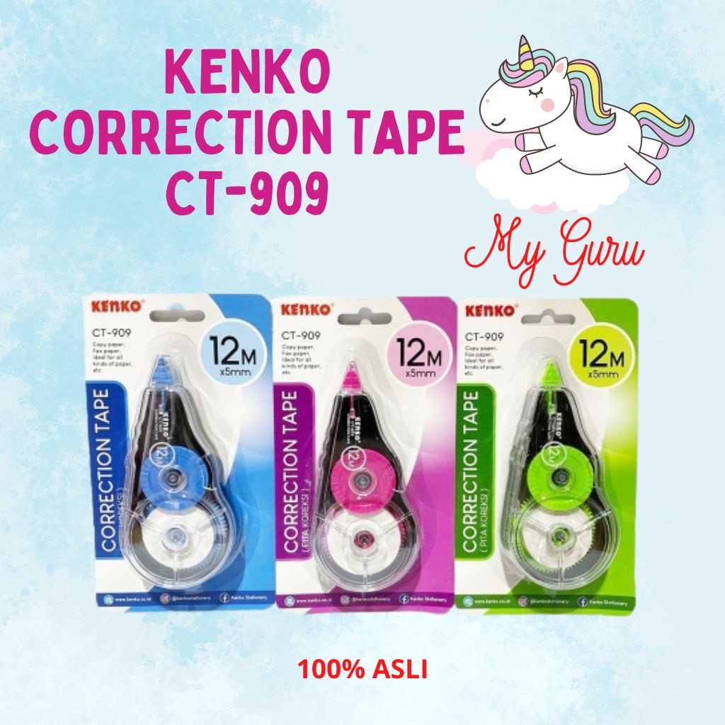 

[PCS] CORRECTION TAPE / TIP-X ROLL KENKO CT-909 (12 METER)