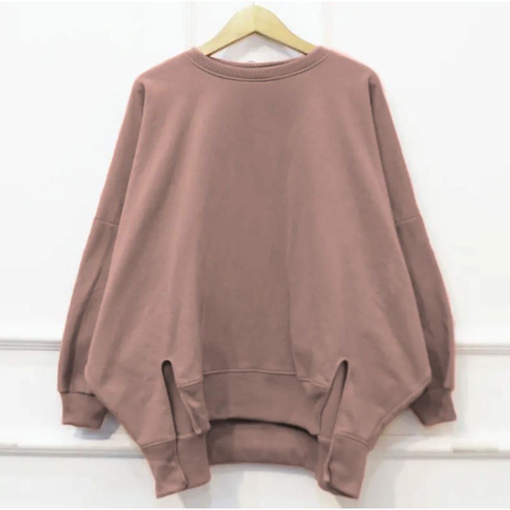 Sweater Wanita Split Batwing XXXL