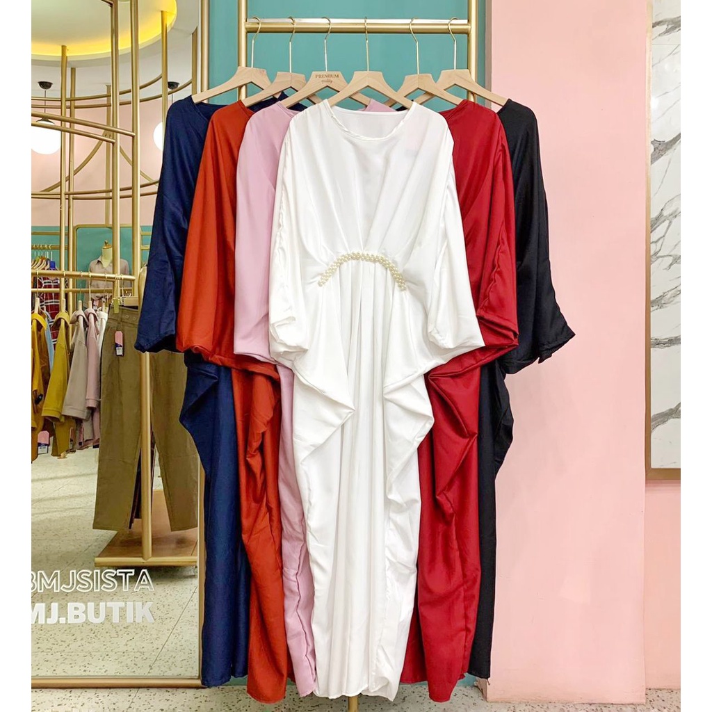 (READY) GBMJ BUTIK Dress Kaftan Wanita Muslimah Panjang Clausya Allsize Fashion Muslim