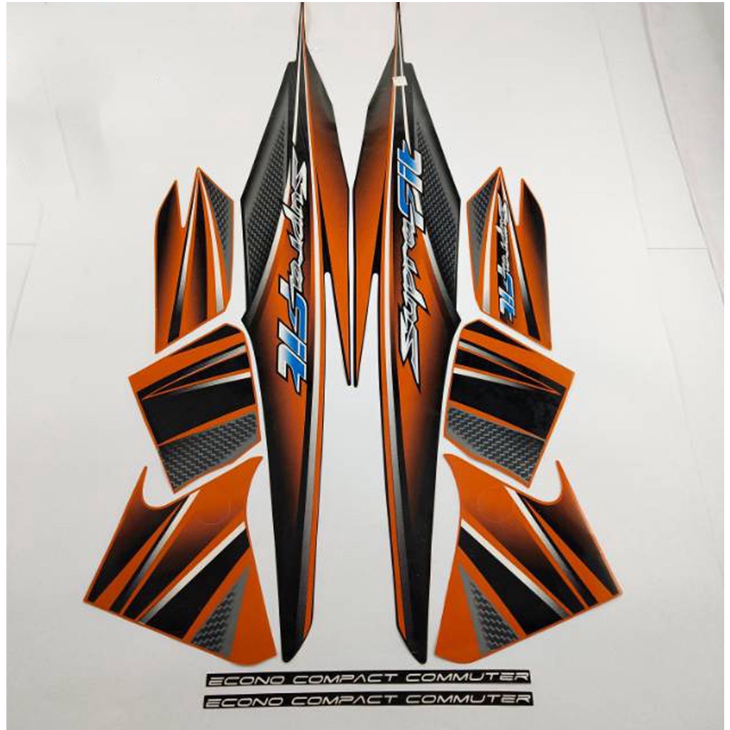 (BISA COD) STIKER STRIPING HONDA SUPRA FIT 2006 LIS LES BODY SUPRA FIT 2006