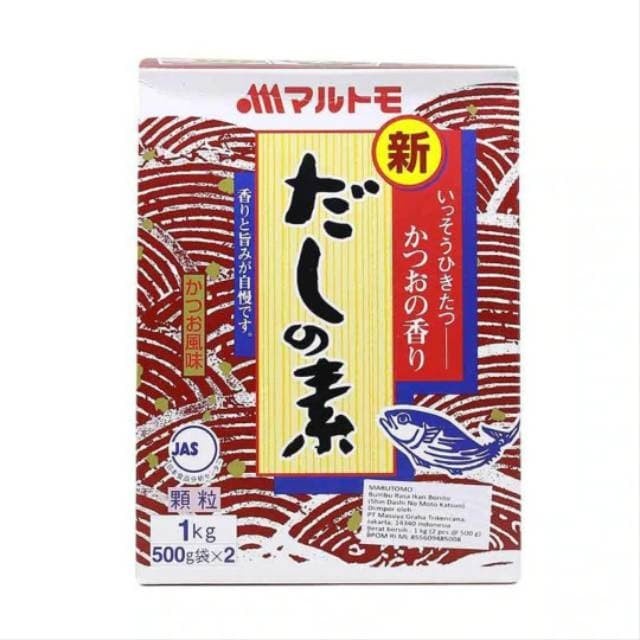 

Marutomo Hondashi/ Penyedap/ Bumbu/ Kaldu Ikan/ DashinoMoto 1kg