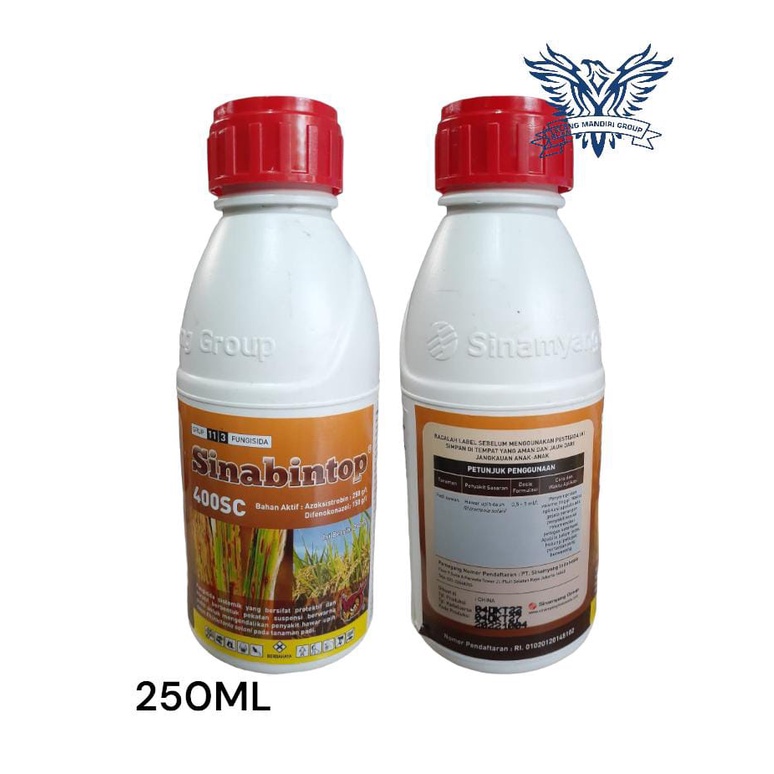 Fungisida SINABINTOP 400 SC 250 ML Azoksistrobin 250 g/l +Difenokonazol 150 g/l PT.Sinamyang Group 100% original Tandem Amistartop