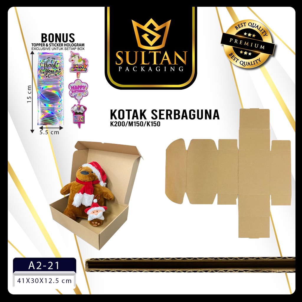 

Box Packaging Polos|Kotak Murah|Kotak Packaging|41X30X12.5|A2-21