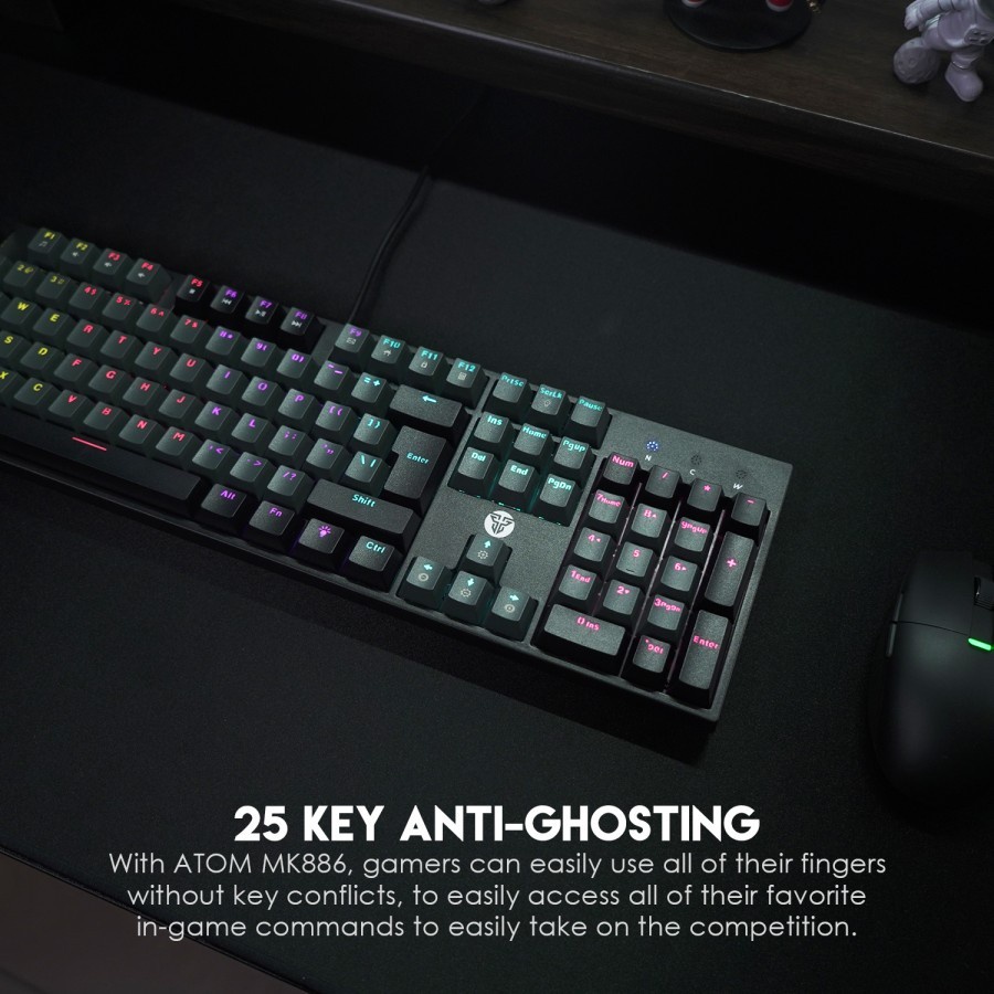 Fantech ATOM MK886 Fullsize RGB Mechanical Gaming Keyboard