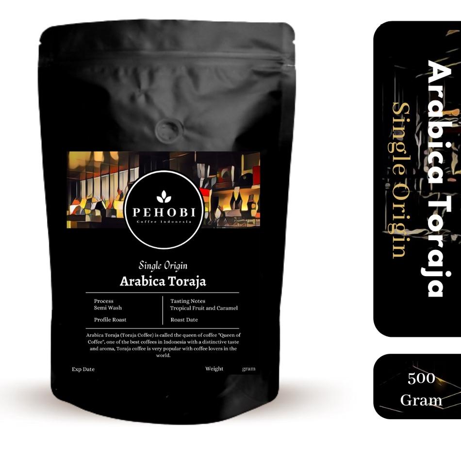 

♨ PEHOBI Kopi Arabica Toraja 500 gram ✪