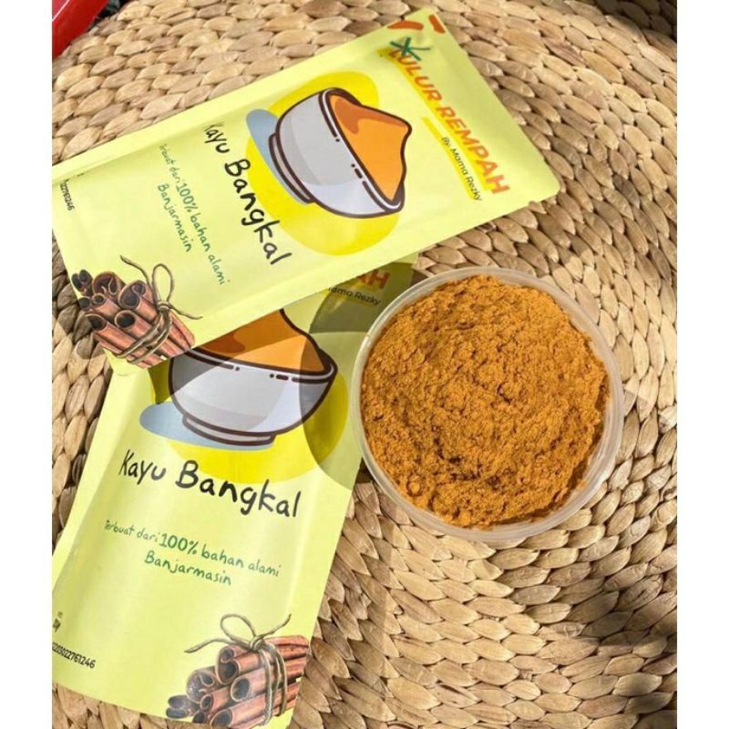 [BELI 2 PCS Gratis 1 KHUSUS 10 GRAM] Lulur rempah Bangkal pemutih badan 100% original 30 gram | Lulur bangkal Rempah | Bedda lotong hitam 50 gram-1