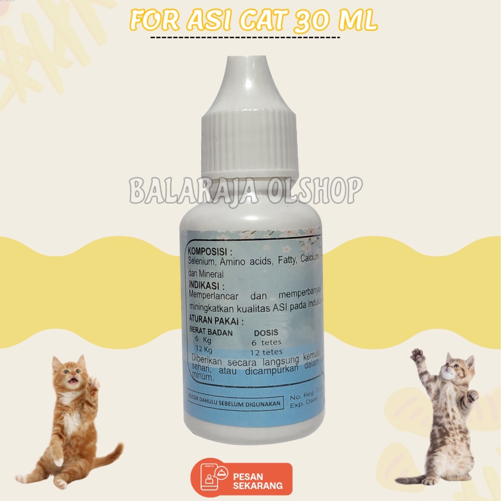 For Asi Cat - Meningkatkan Kualitas Asi Kucing Vitamin Asi Kucing