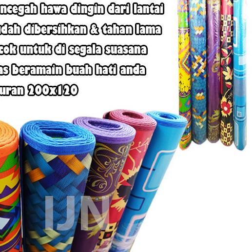 ➧ Evamatic Tikar Playmat Karpet Spons Alas Lantai Plastik Matras Bayi Playmate Anti Air Murah ➶