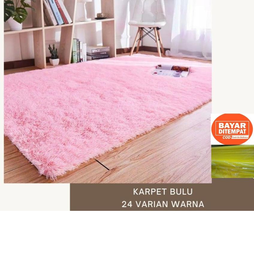 ◌ KARPET BULU 200X150X2CM /KARPET BULU RASFUR/HOME DECOR/KARPET LANTAI ➱