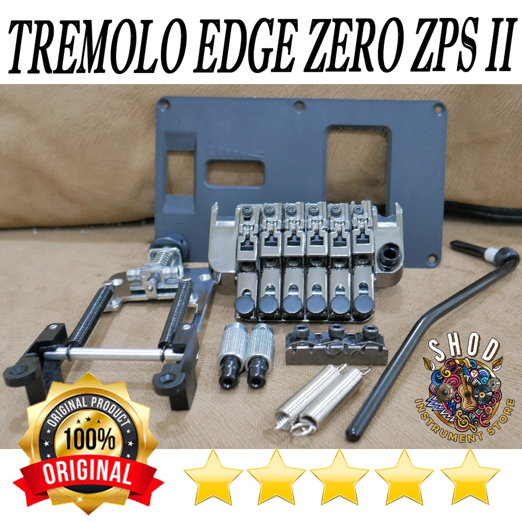 tremolo edge zero zps ibanez rg s series original hitam