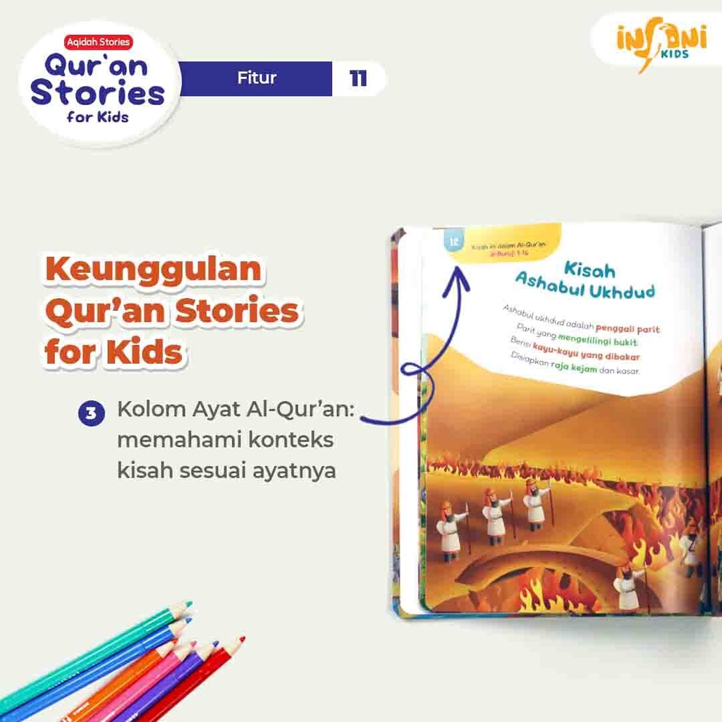 Buku Anak Muslim Aqidah Stories : Qur`an Stories for Kids, Kisah-Kisah Aqidah dalam Al-Qur`an - Gema Insani