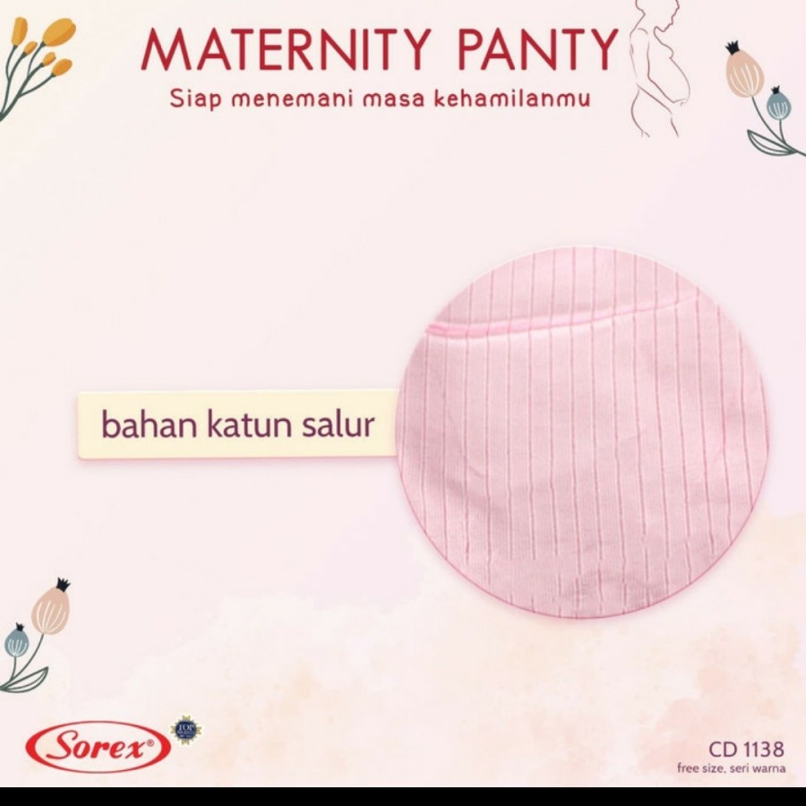 CD celana dalam hamil wanita katun maxi sorex 1138 maternity pants