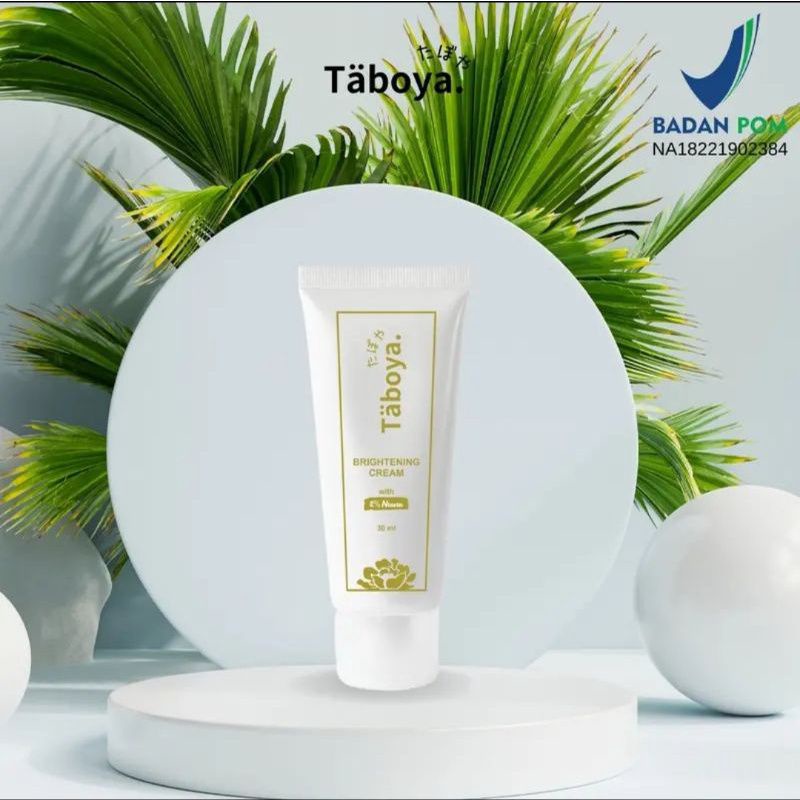 BESS SELLER - Taboya Brightening Cream - Bye Ketiak Kasar Siku Gelap Leher Burik