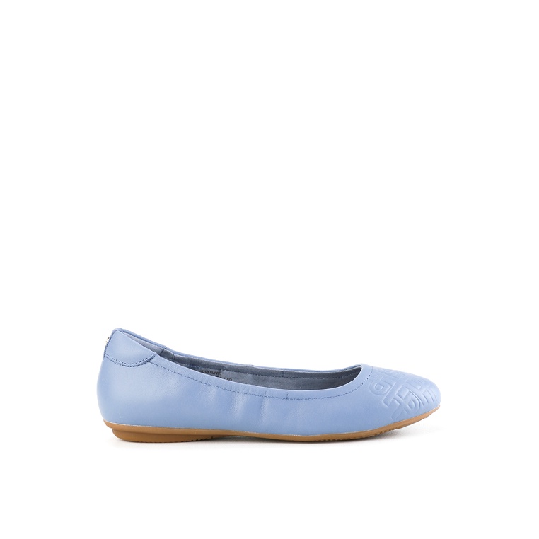 Sepatu Flat Hush Puppies Original Warna biru Balet Wisuda Simple Asli Abigail Jeanne Wanita Cewek Bi