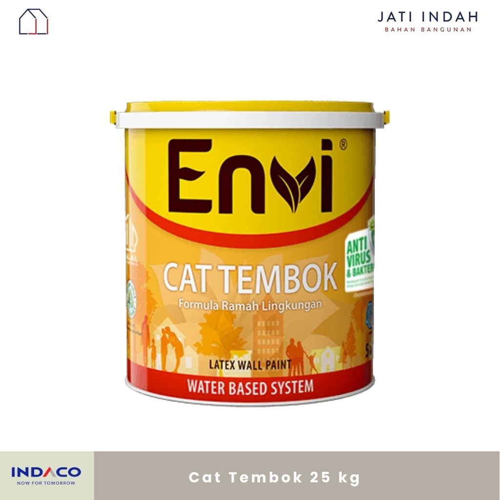 ENVI CAT TEMBOK LATEX 25 KG / INDACO / CAT DINDING