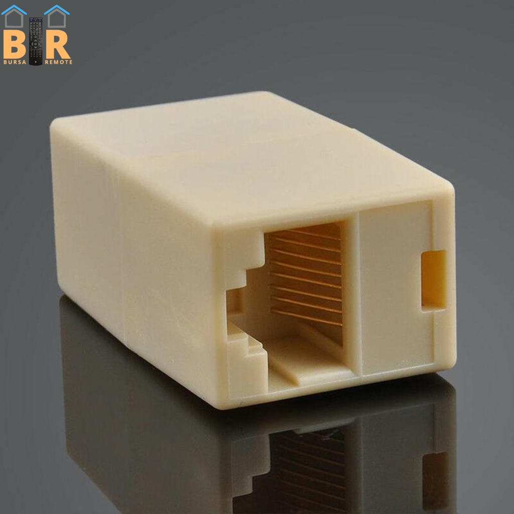 Barel Connector RJ45 Coupler Female To Female Barrel Sambungan Jaringan Lan Ethernet Extention